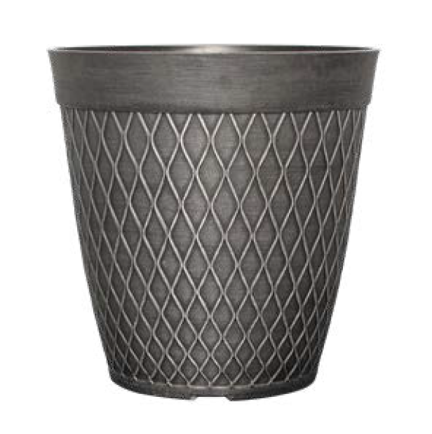 14 Inch Tall Selma Planter Silver - 12 per case - Decorative Planters